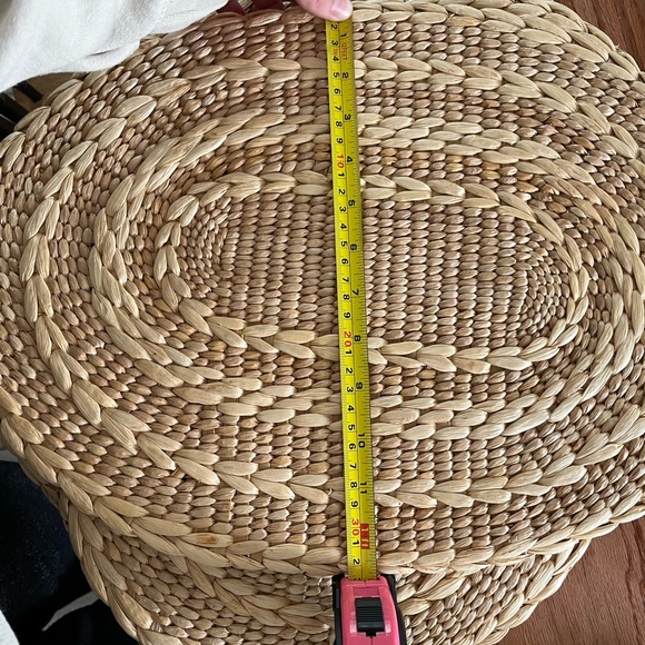 3 jute oval placements - Picture 2 of 3